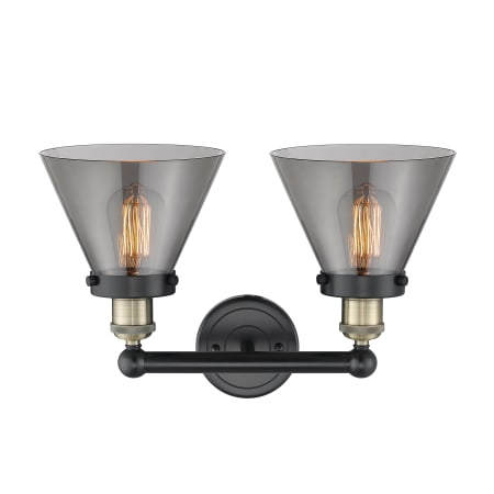 A large image of the Innovations Lighting 616-2W-10-16-L Cone Vanity Alternate Image