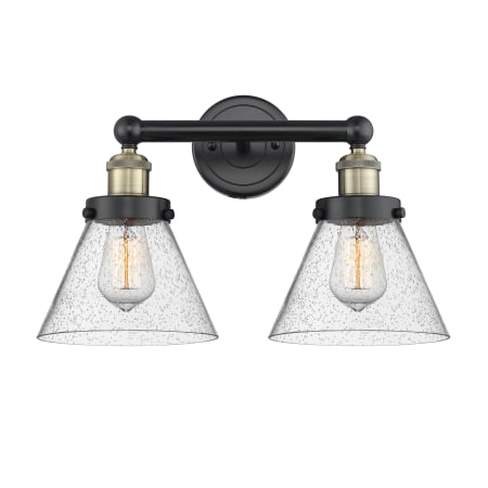 A large image of the Innovations Lighting 616-2W-10-16-L Cone Vanity Alternate Image