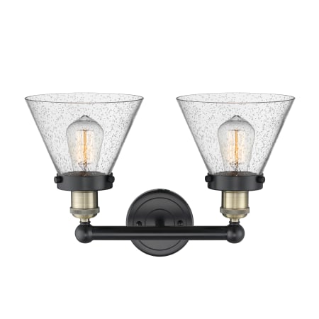 A large image of the Innovations Lighting 616-2W-10-16-L Cone Vanity Alternate Image