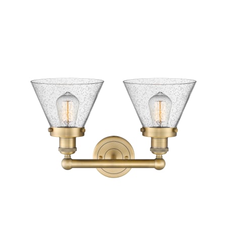 A large image of the Innovations Lighting 616-2W-10-16-L Cone Vanity Alternate Image