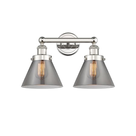 A large image of the Innovations Lighting 616-2W-10-16-L Cone Vanity Alternate Image