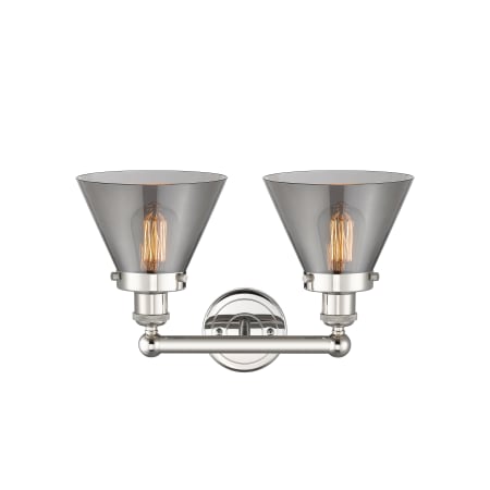 A large image of the Innovations Lighting 616-2W-10-16-L Cone Vanity Alternate Image