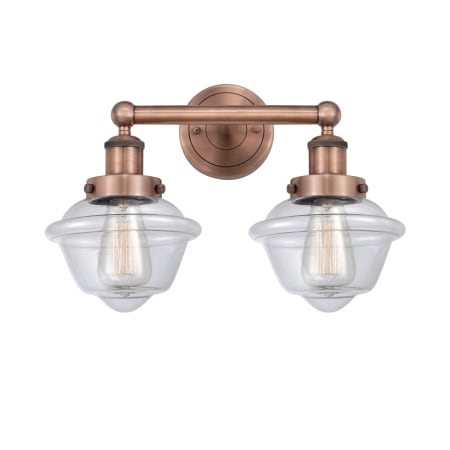 A large image of the Innovations Lighting 616-2W-10-16 Oxford Vanity Alternate Image