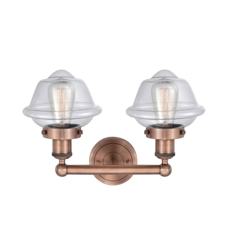 A large image of the Innovations Lighting 616-2W-10-16 Oxford Vanity Alternate Image