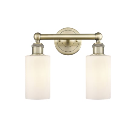 A large image of the Innovations Lighting 616-2W-11-13 Clymer Vanity Alternate Image