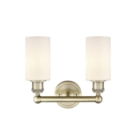 A large image of the Innovations Lighting 616-2W-11-13 Clymer Vanity Alternate Image