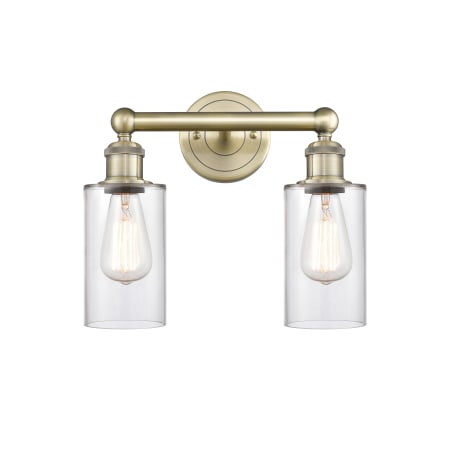 A large image of the Innovations Lighting 616-2W-11-13 Clymer Vanity Alternate Image
