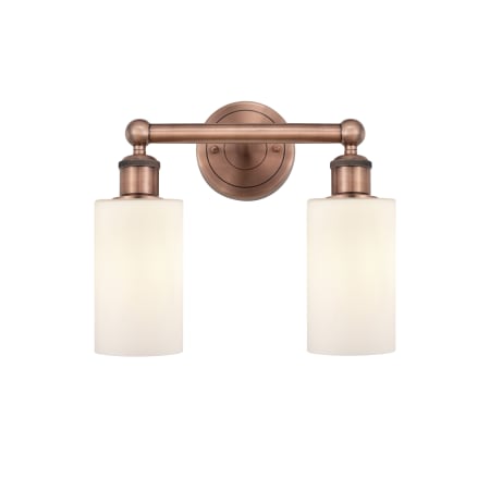 A large image of the Innovations Lighting 616-2W-11-13 Clymer Vanity Alternate Image