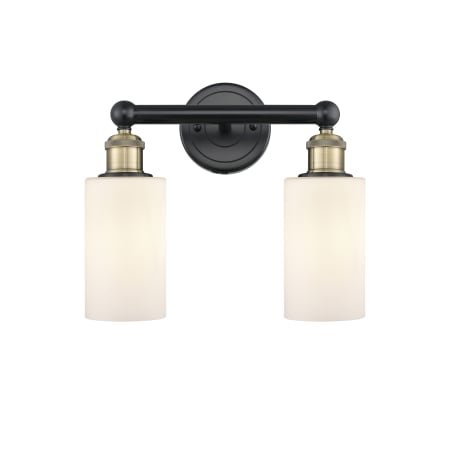 A large image of the Innovations Lighting 616-2W-11-13 Clymer Vanity Alternate Image