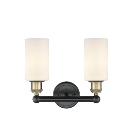 A large image of the Innovations Lighting 616-2W-11-13 Clymer Vanity Alternate Image