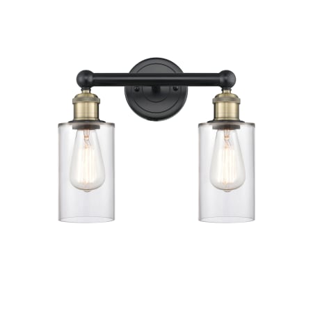 A large image of the Innovations Lighting 616-2W-11-13 Clymer Vanity Alternate Image