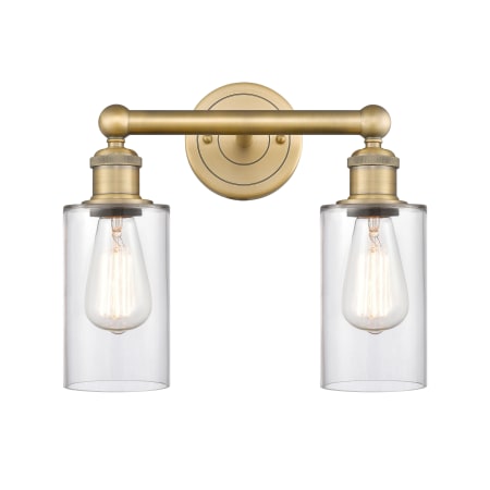 A large image of the Innovations Lighting 616-2W-11-13 Clymer Vanity Alternate Image