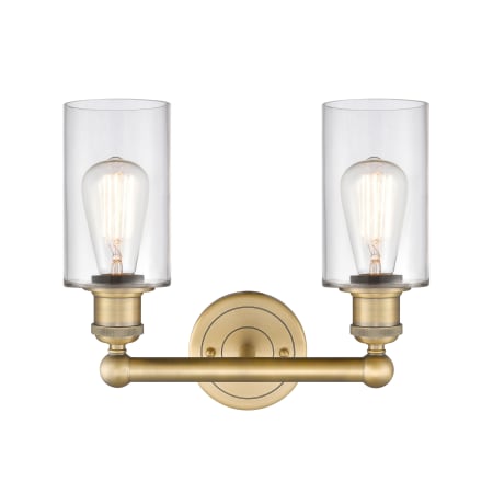 A large image of the Innovations Lighting 616-2W-11-13 Clymer Vanity Alternate Image