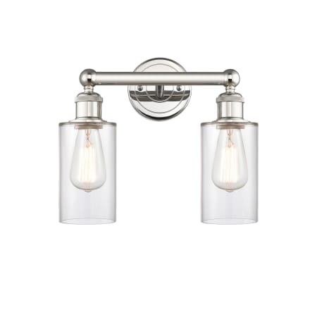 A large image of the Innovations Lighting 616-2W-11-13 Clymer Vanity Alternate Image