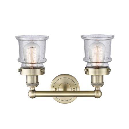 A large image of the Innovations Lighting 616-2W-11-14 Canton Vanity Alternate Image