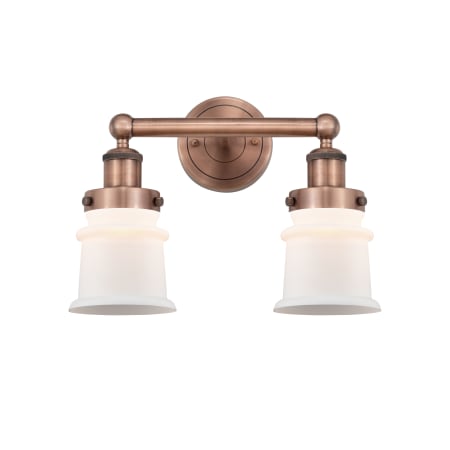 A large image of the Innovations Lighting 616-2W-11-14 Canton Vanity Alternate Image