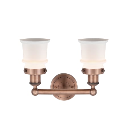 A large image of the Innovations Lighting 616-2W-11-14 Canton Vanity Alternate Image