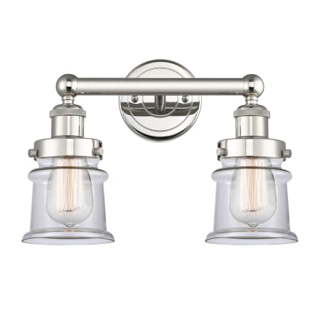 A large image of the Innovations Lighting 616-2W-11-14 Canton Vanity Alternate Image