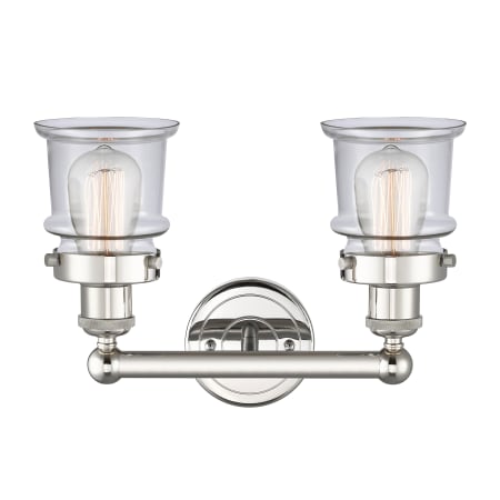 A large image of the Innovations Lighting 616-2W-11-14 Canton Vanity Alternate Image