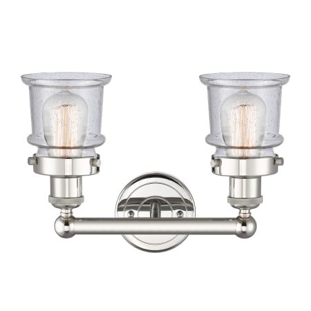 A large image of the Innovations Lighting 616-2W-11-14 Canton Vanity Alternate Image