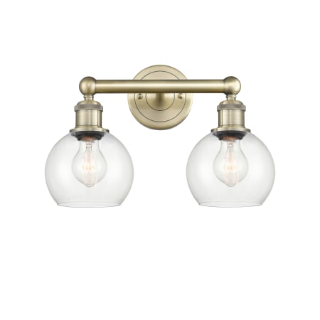 A large image of the Innovations Lighting 616-2W-11-15 Athens Vanity Alternate Image