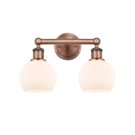 A large image of the Innovations Lighting 616-2W-11-15 Athens Vanity Alternate Image