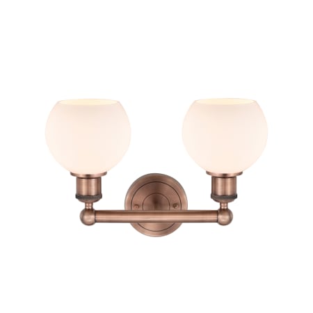 A large image of the Innovations Lighting 616-2W-11-15 Athens Vanity Alternate Image