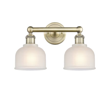 A large image of the Innovations Lighting 616-2W-11-15 Dayton Vanity Alternate Image