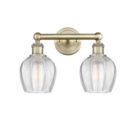 A large image of the Innovations Lighting 616-2W-11-15 Norfolk Vanity Alternate Image