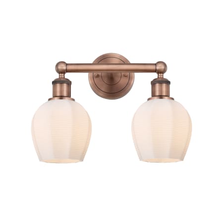 A large image of the Innovations Lighting 616-2W-11-15 Norfolk Vanity Alternate Image