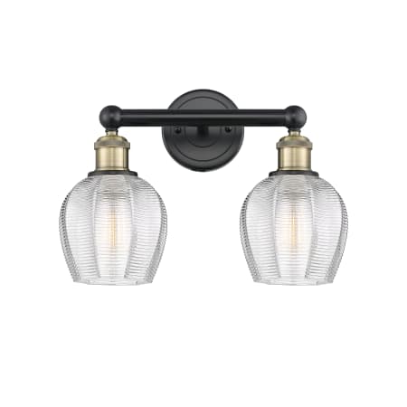 A large image of the Innovations Lighting 616-2W-11-15 Norfolk Vanity Alternate Image