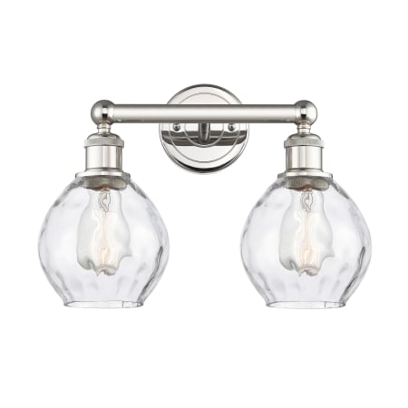 A large image of the Innovations Lighting 616-2W-11-15 Waverly Vanity Alternate Image