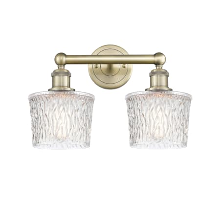 A large image of the Innovations Lighting 616-2W-11-16 Niagra Vanity Alternate Image