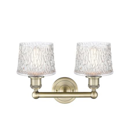 A large image of the Innovations Lighting 616-2W-11-16 Niagra Vanity Alternate Image