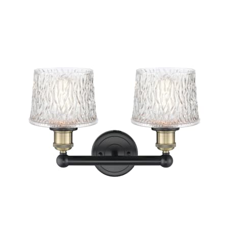 A large image of the Innovations Lighting 616-2W-11-16 Niagra Vanity Alternate Image