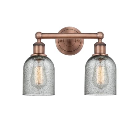 A large image of the Innovations Lighting 616-2W-12-14 Caledonia Vanity Alternate Image