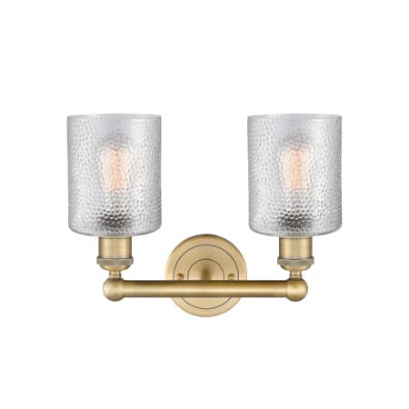 A large image of the Innovations Lighting 616-2W-12-14 Cobbleskill Vanity Alternate Image