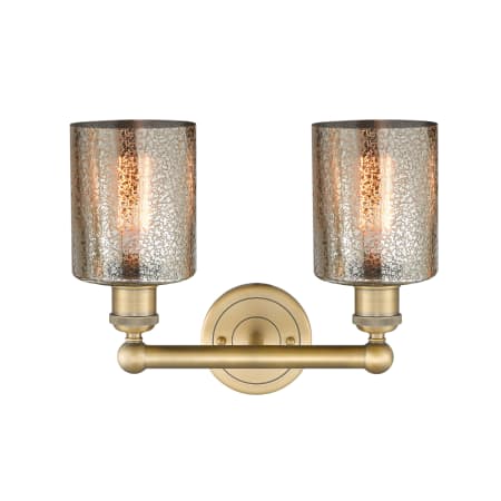 A large image of the Innovations Lighting 616-2W-12-14 Cobbleskill Vanity Alternate Image