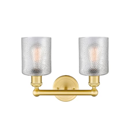 A large image of the Innovations Lighting 616-2W-12-14 Cobbleskill Vanity Alternate Image