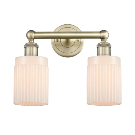 A large image of the Innovations Lighting 616-2W-12-14 Hadley Vanity Alternate Image