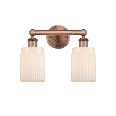 A large image of the Innovations Lighting 616-2W-12-14 Hadley Vanity Alternate Image