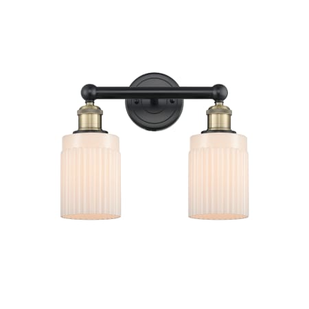 A large image of the Innovations Lighting 616-2W-12-14 Hadley Vanity Alternate Image