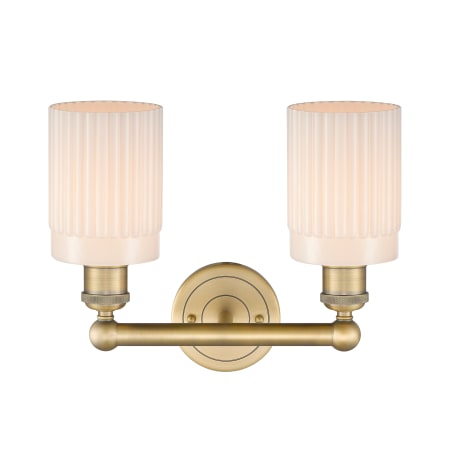 A large image of the Innovations Lighting 616-2W-12-14 Hadley Vanity Alternate Image