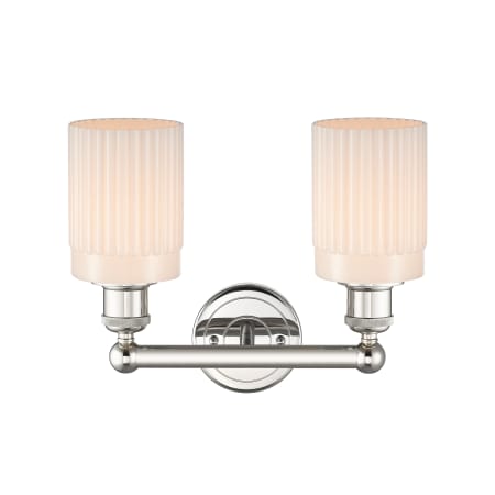 A large image of the Innovations Lighting 616-2W-12-14 Hadley Vanity Alternate Image