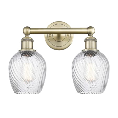 A large image of the Innovations Lighting 616-2W-12-14 Salina Vanity Alternate Image