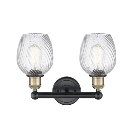 A large image of the Innovations Lighting 616-2W-12-14 Salina Vanity Alternate Image