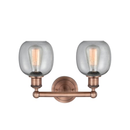 A large image of the Innovations Lighting 616-2W-12-15 Belfast Vanity Alternate Image