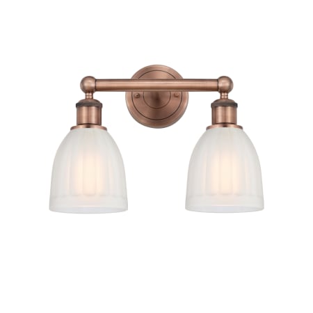 A large image of the Innovations Lighting 616-2W-12-15 Brookfield Vanity Alternate Image