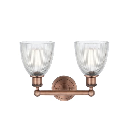 A large image of the Innovations Lighting 616-2W-12-15 Castile Vanity Alternate Image