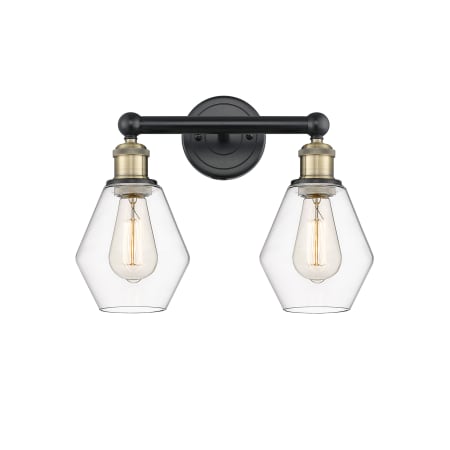 A large image of the Innovations Lighting 616-2W-12-15 Cindyrella Vanity Alternate Image